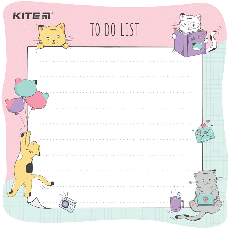 Планер Kite To do list Kite Cats K22-472-2 - фото 1 - id-p193631081