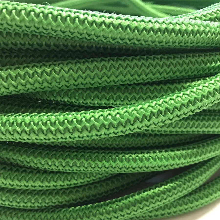 Эспандер зелёный в мягкой оплётке, d8,0 мм, Lenta 04С2211-Г50_green