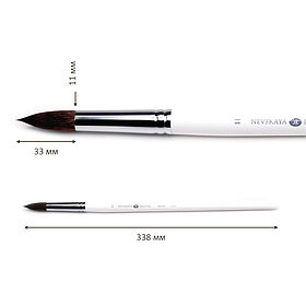 Белка круглая длинная ручка Невская Палитра №11