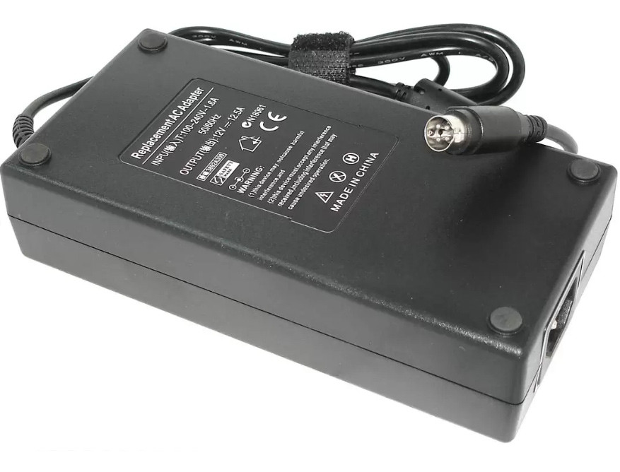 Зарядка (блок питания) для монитора LCD 12V 12.5A 150W, штекер (4pin) - фото 1 - id-p193642921