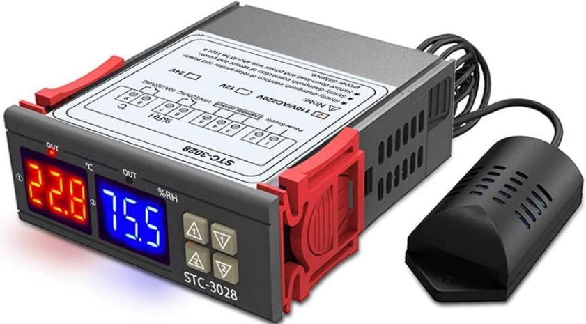 Высокоточный интеллектуальный электронный регулятор температуры и влажности STC-3028 - фото 2 - id-p193642931