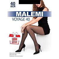 Колготки женские капроновые, MALEMI Voyage 40 ден, цвет чёрный (nero), размер 4М