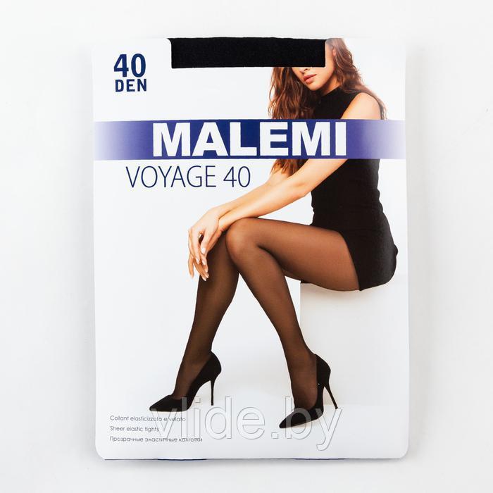 Колготки женские капроновые, MALEMI Voyage 40 ден, цвет чёрный (nero), размер 4М - фото 2 - id-p193644280