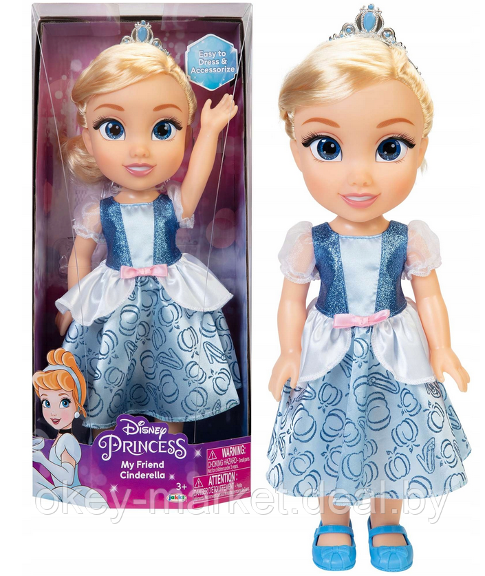 Кукла Disney Princess Золушка 35см Jakks Pacific - фото 1 - id-p140283397