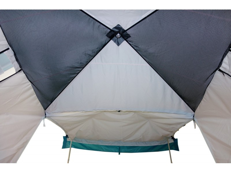 Всесезонная палатка Призма Шелтерс (2-сл) 185*185 (бело-оранжевый) - фото 9 - id-p193645128