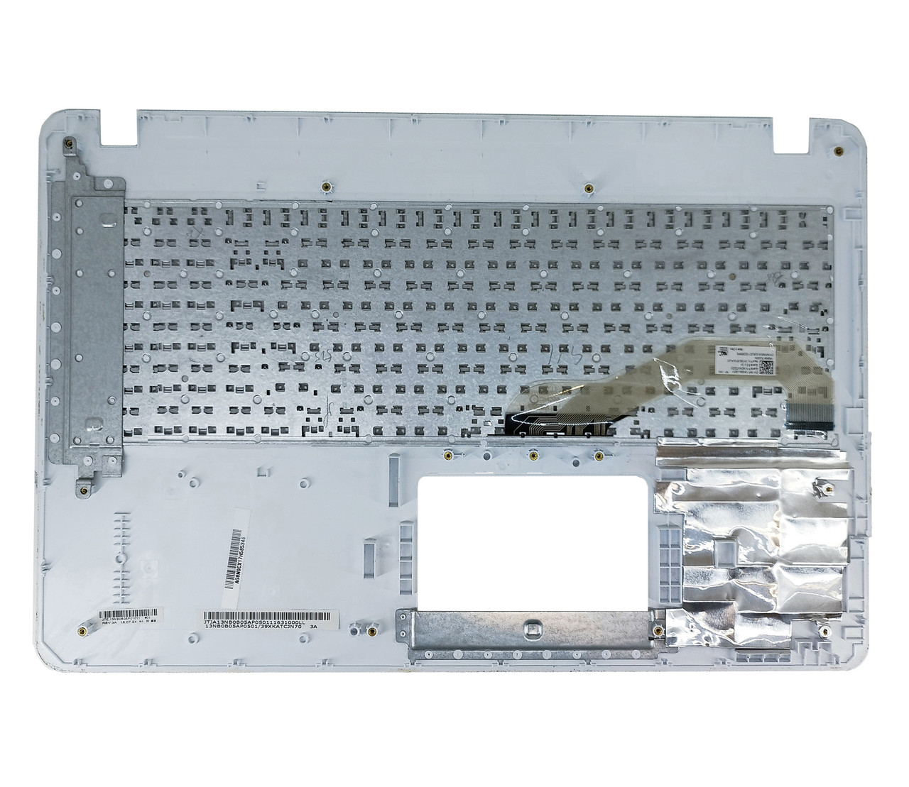 Верхняя часть корпуса (Palmrest) Asus VivoBook X540, бирюзовый с белой клавиатурой, RU (с разбора) - фото 2 - id-p193181074