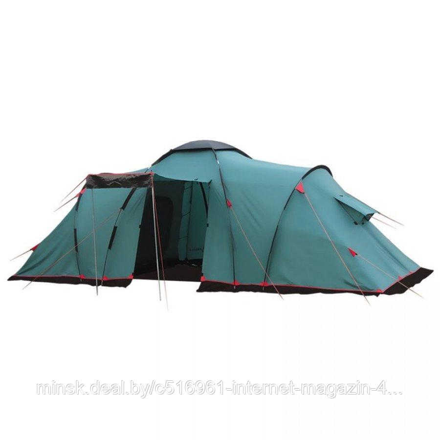 Палатка кемпинговая Tramp Brest 4, зеленый - фото 1 - id-p193649401