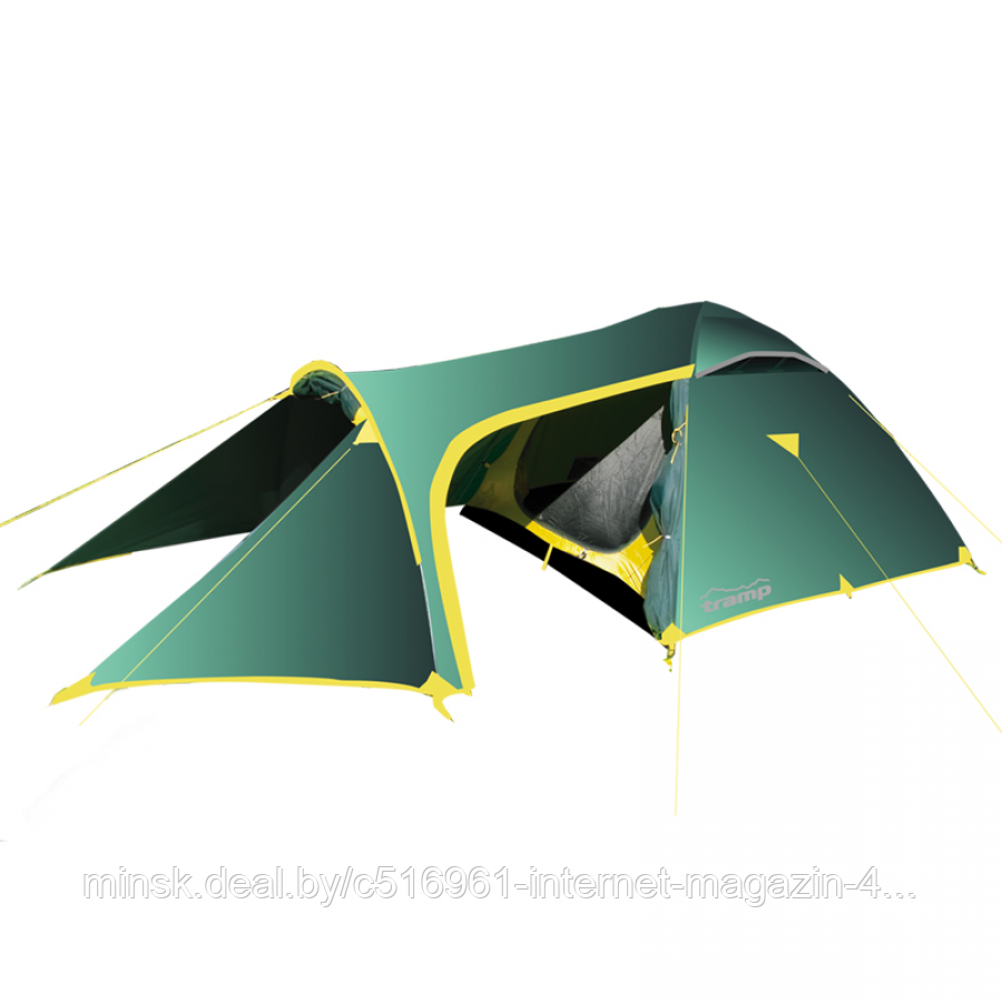 Палатка Tramp Grot 3 (V2), зеленый - фото 1 - id-p193649416
