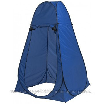 Палатка PREMIER, быстрораскрываемая, душ-туалет 120х120х180 см синий - фото 1 - id-p193649452