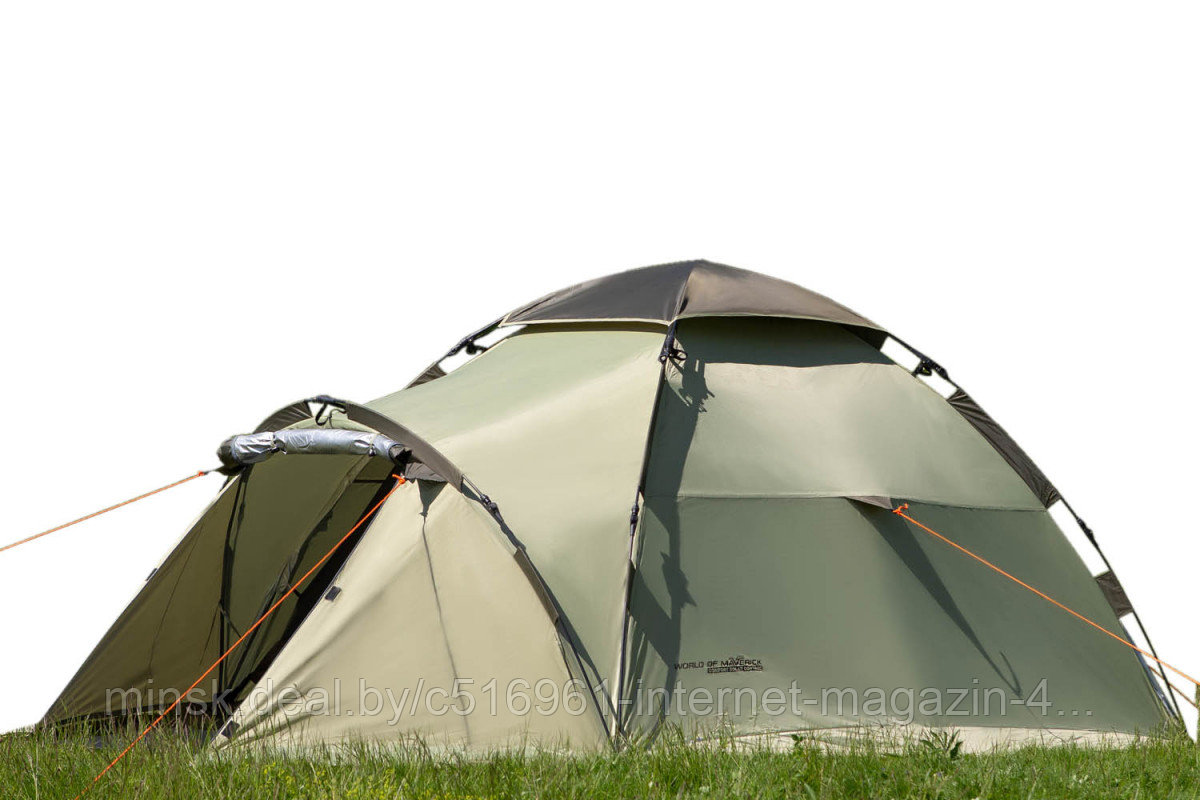 Палатка-автомат туристическая Maverick Comfort Solar Control (светло-коричневый / зеленый) - фото 1 - id-p193649483