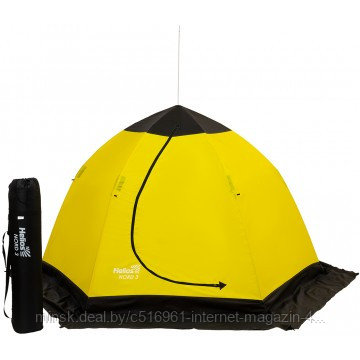 Палатка-зонт зимняя HELIOS NORD-3 Extreme (желтый/черный) - фото 1 - id-p193649491
