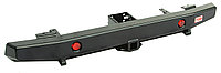Бампер РИФ силовой задний УАЗ Хантер с квадратом под фаркоп и фонарями стандарт. Артикул:RIF469-21150