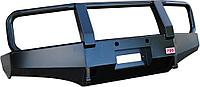 Бампер РИФ силовой передний Nissan Navara D40/Pathfinder R51 (2004-2009) с защитной дугой. Артикул: