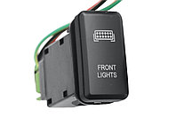 Кнопка автомобильная ВКЛ/ВЫКЛ, белый, FRONT LIGHTS TOYOTA 40x20