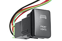 Кнопка автомобильная ВКЛ/ВЫКЛ, белый, FRONT LIGHTS TOYOTA 32x22