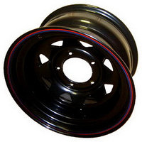 Диск колесный усиленный ORW УАЗ стальной штампованный черный 5x139,7 7x R 16 d110 ET0 (треуг. мелкий).