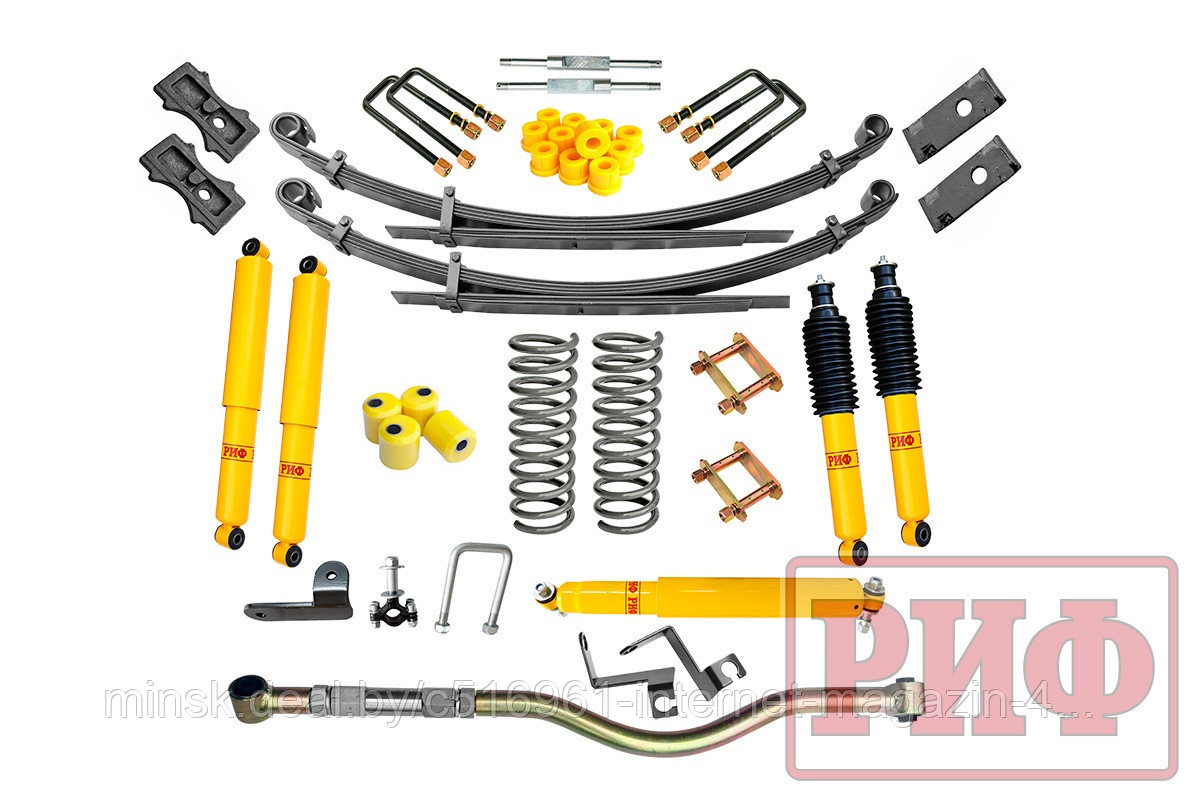 Лифт-комплект РИФ УАЗ Патриот 2019+ лифт 50 мм средний. Артикул: RIF-Patr19-B - фото 1 - id-p193650266