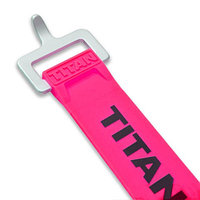 Ремень крепёжный TitanStraps Super Straps розовый L = 46 см (Dmax = 12,7 см, Dmin = 3,2 см).