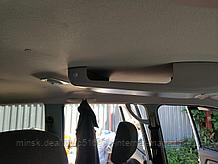 Консоль потолочная для установки р/c УАЗ Патриот 2019, без выреза под р/с, с карманом, серая.Артикул:301