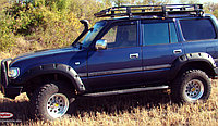 Расширители колёсных арок Toyota Land Cruiser 80 (80 мм). Артикул: TLC-80