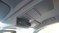 Консоль потолочная для установки в Mitsubishi L200, Pajero Sport вырез под радиостанцию 140х40 мм, серая.