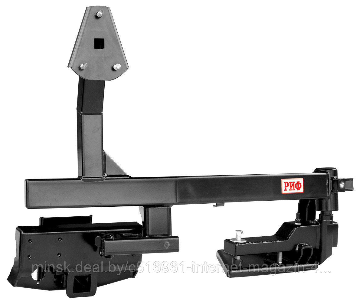 Калитка РИФ с фаркопом в штатный задний бампер Тойота Ленд Крузер 200 (под штатное колесо). Артикул: - фото 1 - id-p193653605