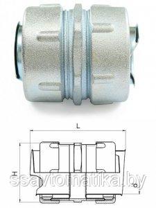 Муфта соединительная для металлорукава МСМ-38 (zeta40814) - фото 1 - id-p193668995