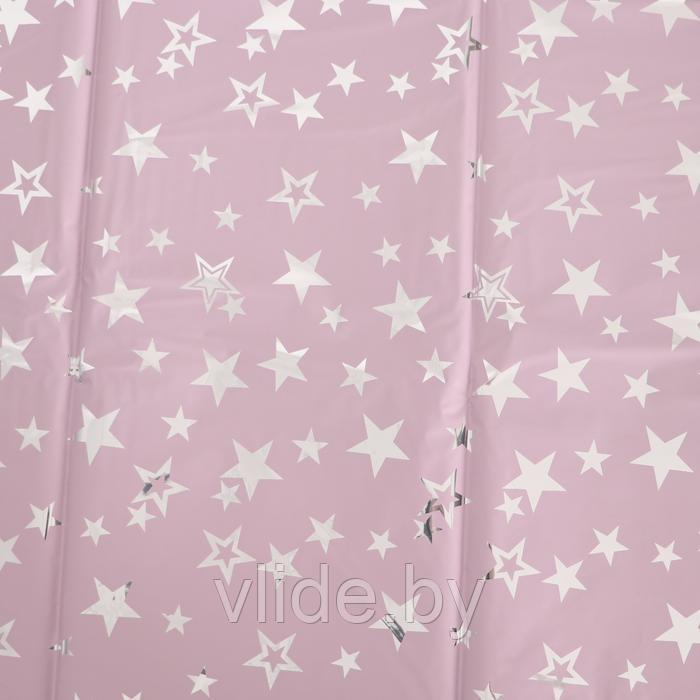 Скатерть «Звёзды», 137 × 183 см, цвет розовый - фото 3 - id-p193669426