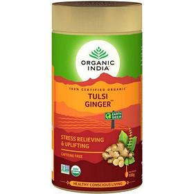Чай Тулси с Имбирем Органик Индия (Tulsi Ginger Tea Organic India), ж/б 100 г