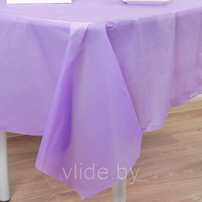 Скатерть «Праздничный стол», 137×183 см, цвет фиолетовый - фото 2 - id-p193670516
