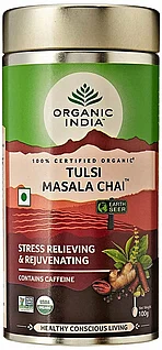 Чай Тулси Масала Органик Индия (Tulsi Masala Tea Organic India), ж/б 100 г