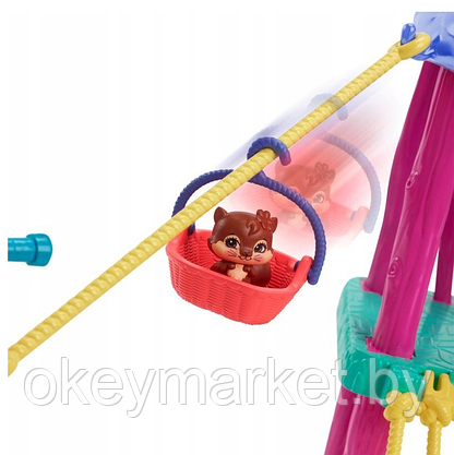 Игровой набор Mattel Enchantimals Детская площадка с сестренками-белками, фото 2