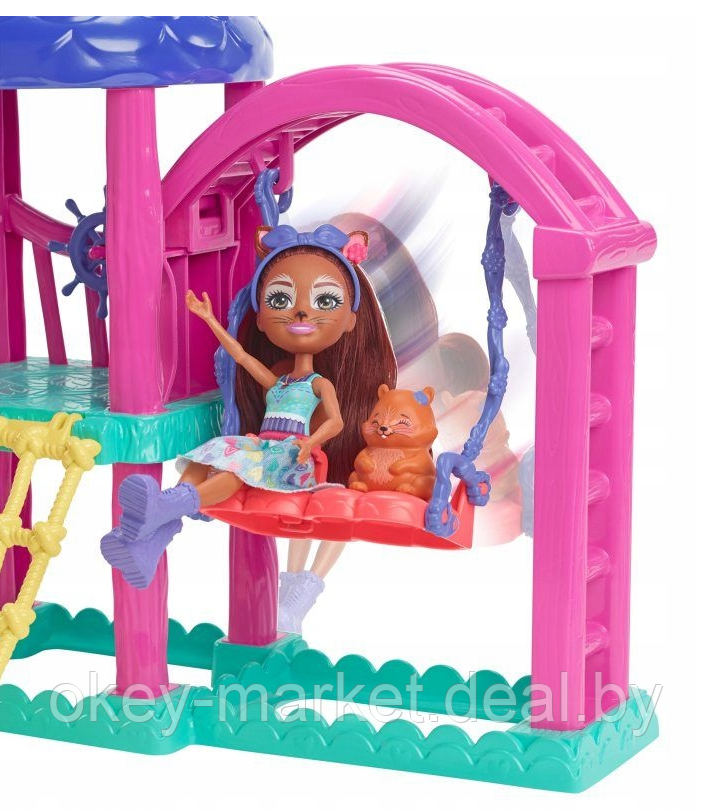 Игровой набор Mattel Enchantimals Детская площадка с сестренками-белками - фото 8 - id-p193682807