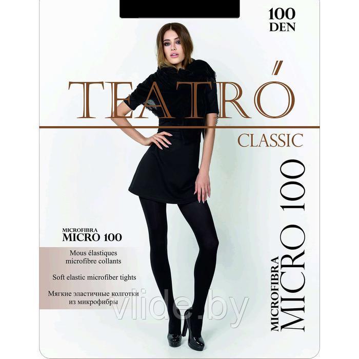 Колготки женские Micro 100 цвет чёрный (nero), р-р 3 - фото 1 - id-p193686812