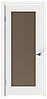 Межкомнатная дверь с покрытием экошпон Next 401 ДЧ стекло бронза, фото 2