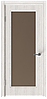 Межкомнатная дверь с покрытием экошпон Next 401 ДЧ стекло бронза, фото 3