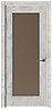 Межкомнатная дверь с покрытием экошпон Next 401 ДЧ стекло бронза, фото 4