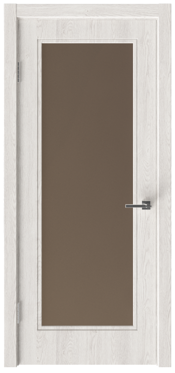 Межкомнатная дверь с покрытием экошпон Next 405 ДЧ стекло бронза