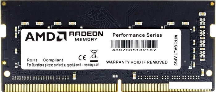 Оперативная память AMD Radeon 16GB DDR4 SODIMM PC4-25600 R9416G3206S2S-U, фото 2