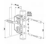 Замок накладной малый декоративный locinox, фото 2