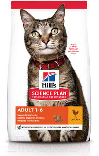 Корм для кошек Hill's Science Plan Adult Optimal Care Chicken