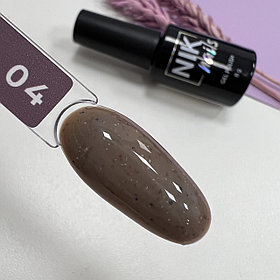 Гель-лак Nik Nails Brownie #4, 8 мл