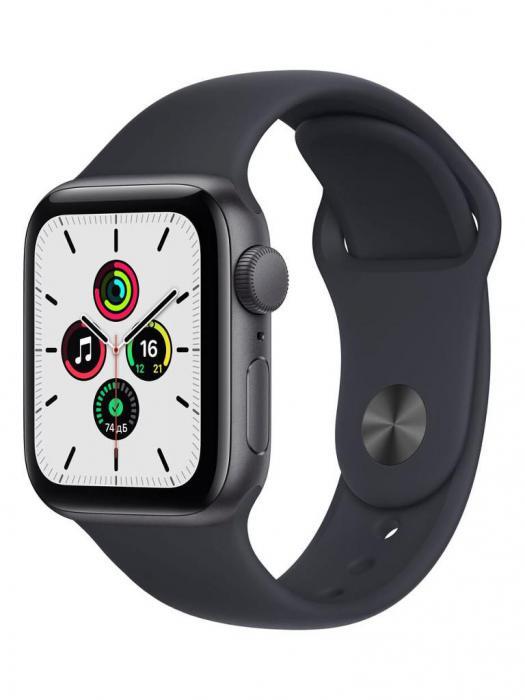 Умные часы APPLE Watch SE GPS 40mm Midnight Aluminum Case with Midnight Sport Band - M/L