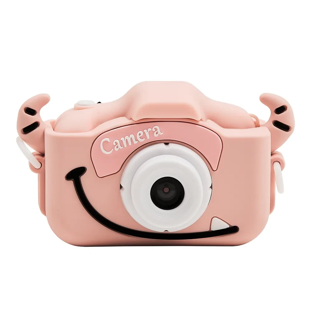 Детский фотоаппарат с селфи камерой Монстрик, Fun Camera. Розовый - фото 1 - id-p193700622