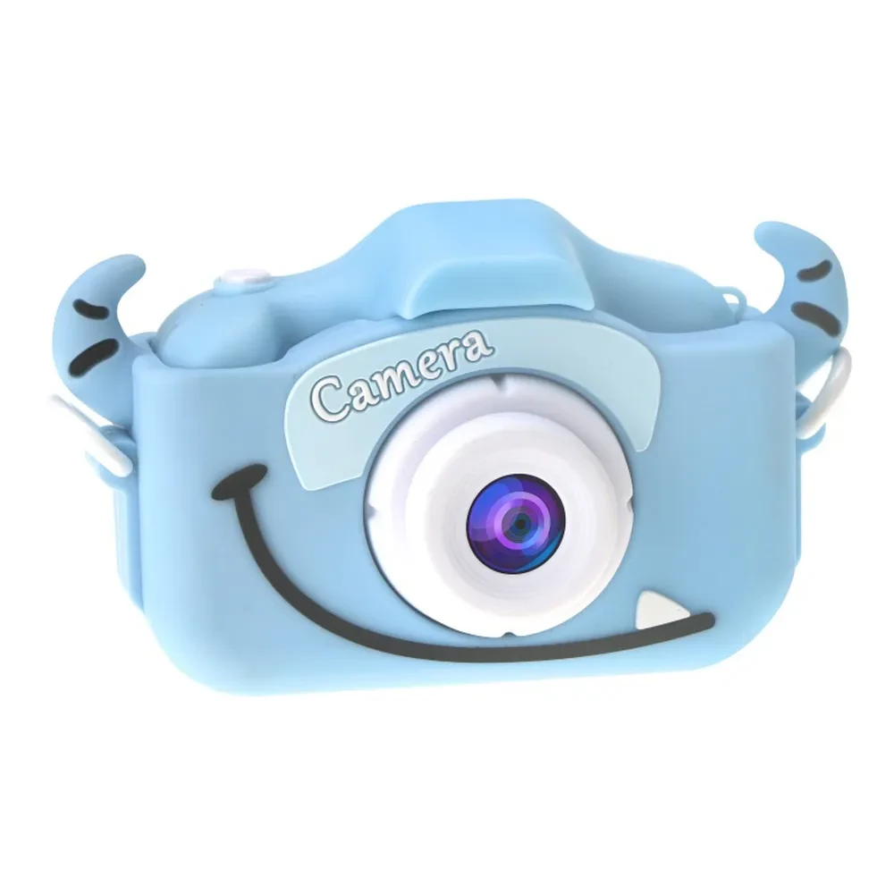 Детский фотоаппарат с селфи камерой Монстрик, Fun Camera. Голубой - фото 2 - id-p193704508