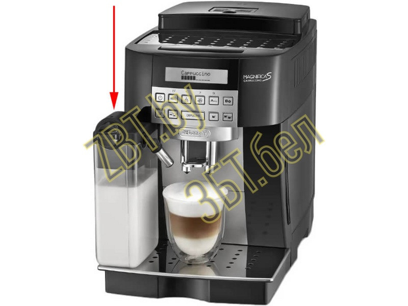 Капучинатор (емкость, контейнер для молока) для кофемашины DeLonghi 5513296851 (DLSC013)