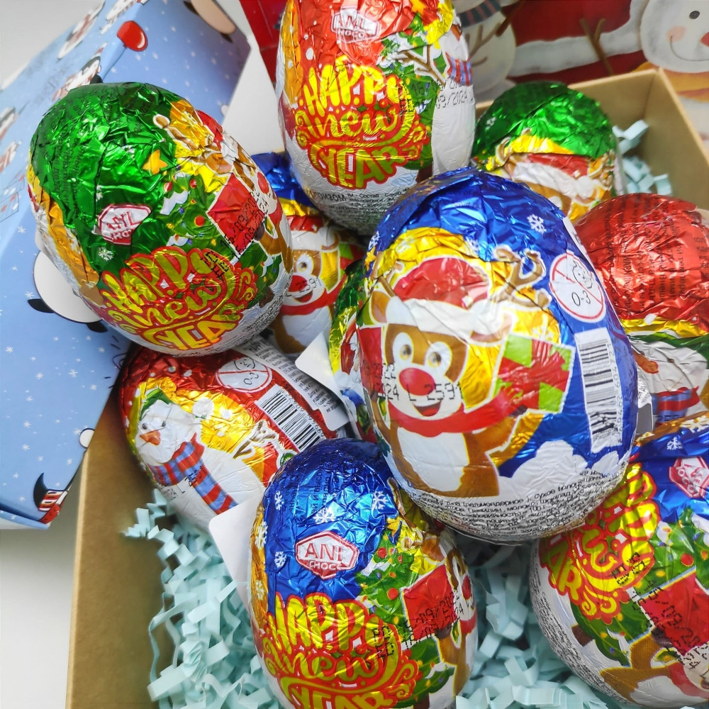 Шоколадное яйцо с игрушкой - сюрпризом Happy New Year, 25 гр. (Турция) - фото 7 - id-p193704534