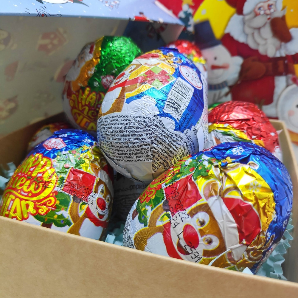 Шоколадное яйцо с игрушкой - сюрпризом Happy New Year, 25 гр. (Турция) - фото 9 - id-p193704534