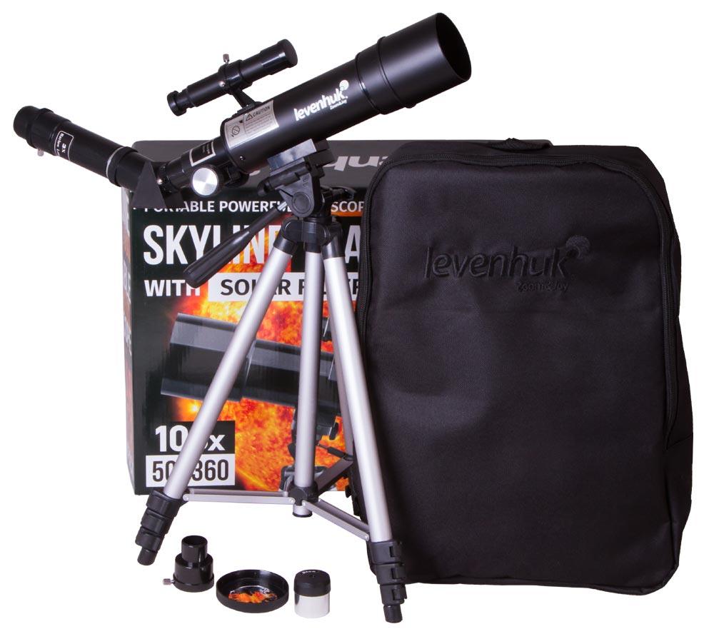 Телескоп Levenhuk Skyline Travel Sun 50 - фото 2 - id-p106003943