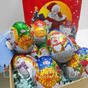Шоколадное яйцо с игрушкой - сюрпризом Happy New Year, 25 гр. (Турция) - фото 1 - id-p193705619